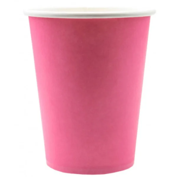 Lot De 10 Gobelets En Carton Fuschia 9,7 X 7,5 Cm nouveau produit 1