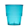 online boutique Lot De 10 Verres Jetables En Plastique Turquoise Transparent 11