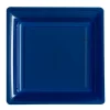 Lot De 12 Assiettes Carrées Jetables Bleu Marine GM luxe soldes 7