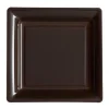 Lot De 12 Assiettes Carrées Jetables Chocolat GM soldes luxe 5