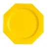 Lot De 12 Assiettes Octogonales Jetables Jaune GM magasin en ligne 5