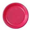 vente chaude Lot De 30 Assiettes Ronde En Carton Fuschia 5