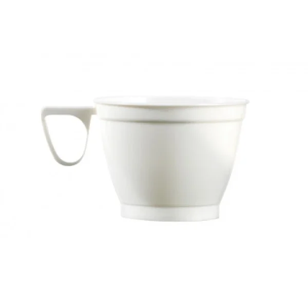 Lot De 45 Tasses à Café Jetables En Plastique Blancs 19 Cl styles dernier cri 1