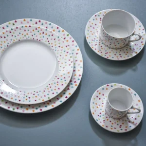 vente chaude Table Passion Lot De 6 Assiettes Plate 27 Cm En Porcelaine Blanc 6