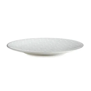 Prestation Et Rapide Table Passion Lot De 6 Assiettes Plate Chloé 27 Cm Anthracite En Grès Gris 7