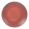 soldes de Noël Table Passion Lot De 6 Assiettes Plate Corail 27 Cm En Grès Orange 17