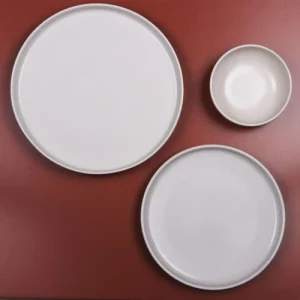 Table Passion Lot De 6 Assiettes Plate Crème 26 Cm En Grès Beige boutique 9