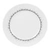 Table Passion Lot De 6 Assiettes Plate Gris 27 Cm En Porcelaine Blanc vente en ligne pas cher 20