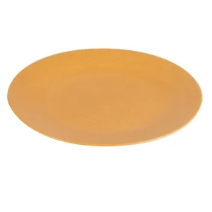 grossiste Table Passion Lot De 6 Assiettes Plate Safran 27 Cm En Grès Jaune 7