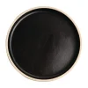 grande promotion Olympia Lot De 6 Assiettes Plates Bord Droit 180 Mm Noire 7