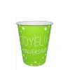 Lot De 6 Gobelets Jetables Anniversaire Vert Excellence 25 Cl offre spéciale 7