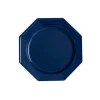 Lot De 8 Assiettes à Dessert Plastiques Réutilisables Octogonales Bleu Marine 16,5 Cm grossiste en ligne 5