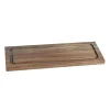 Wadiga Planche Rectangulaire Acacia 33x13cm en promotion 14