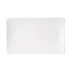 Table Passion Plat Rectangle Dune 25×15 Cm En Porcelaine Blanc dernière tendance 20