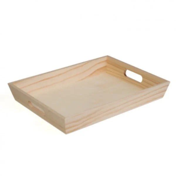 Plateau Bois MM 32 X 24 X 4,5 Cm se précipiter pour acheter 1